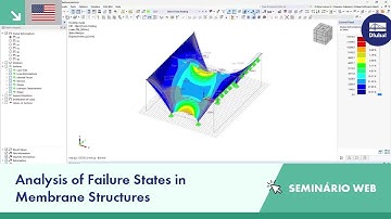 [EN] Seminário web, | Análise de estados de rotura em estruturas de membranas