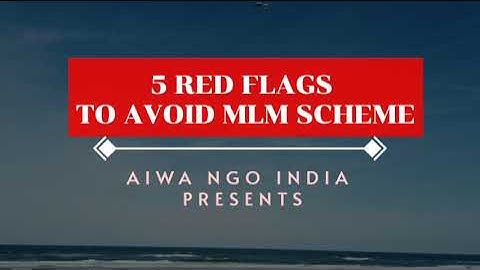 MLM RED FLAGS