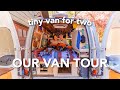VAN TOUR | FORD TRANSIT CONNECT FOR TWO | BUDGET BUILD for FULL-TIME TRAVEL