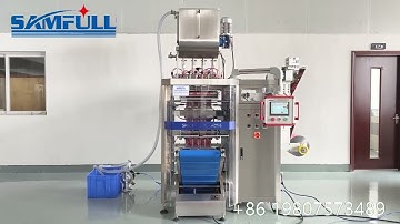 Tomato paste packet multilane packing machine, tomato sauce package machine