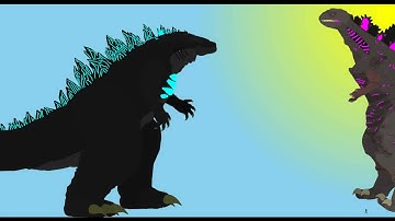 Godzilla 2014 vs Shin Godzilla Pivot Animation