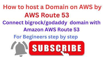 how to deploy | host website on aws | connect bigrock Domain  with AWS Route 53 in Hindi