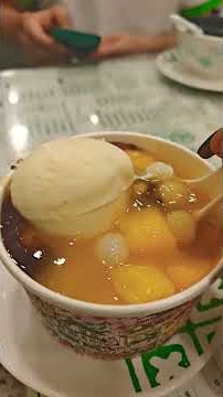 Dessert with durean flavor ice cream ream