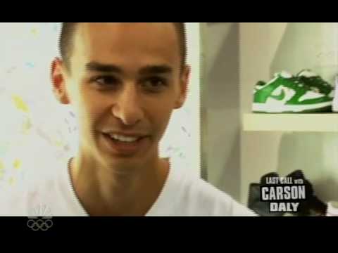 Professional Sneaker Customizer C2 on NBC's Last Call with Carson Daly
