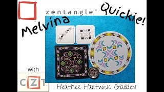 картинка: Мельвина | Zentangle® Quickie