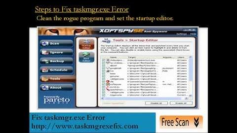 Fix taskmgr.exe error