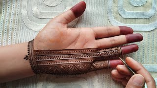 Very beautiful front hand mehndi design | Easy stylish Moroccan mehndi design | Mehndi ka design