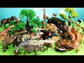 Safari Dioramas for Wild Animal Figurines   Learn Animal Names