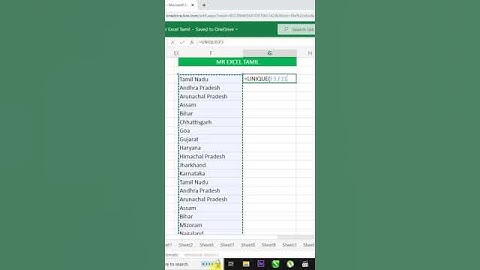 How to Segregate unique value from duplicate value with Excel in Tamil