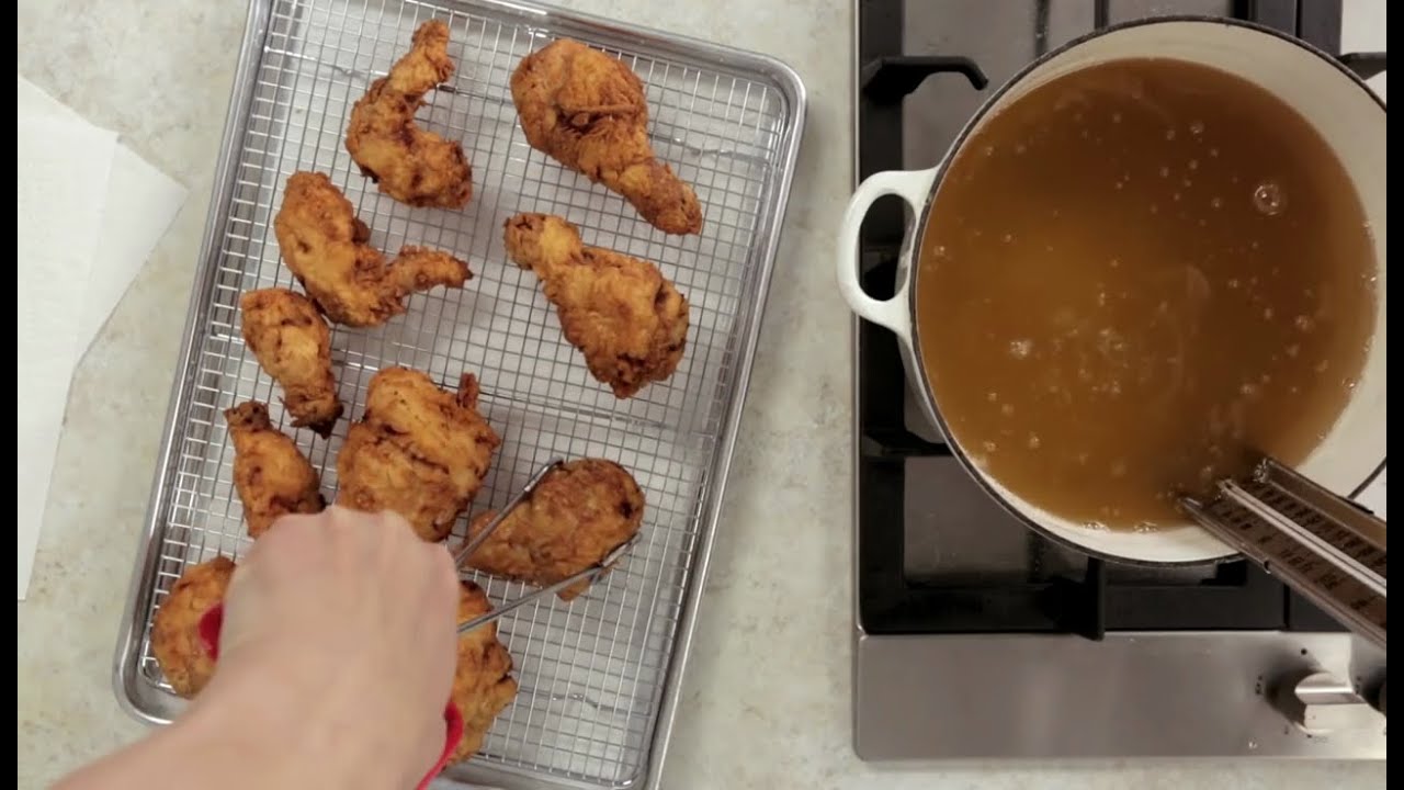 How To Deep Fry Chicken - YouTube