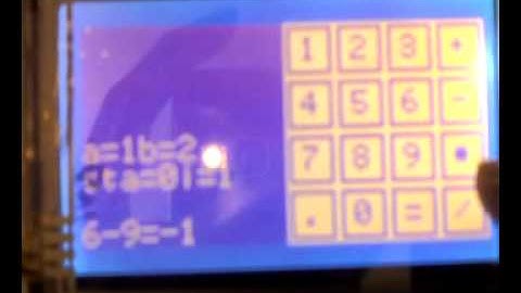 touchscreen calculator