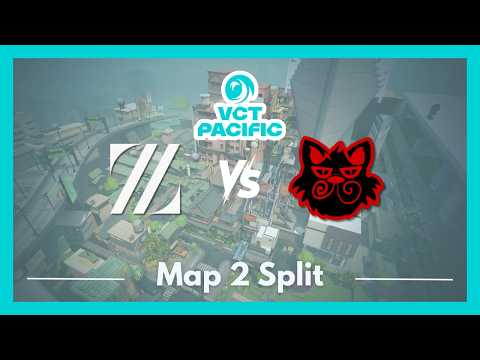 ZETA vs XIP | VCT Pacific Stage 2 Playins | Map 2 Split