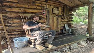 Protecting The Wood  From The Elements On My Log Cabin.
