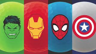 The making of a superhero golf ball.