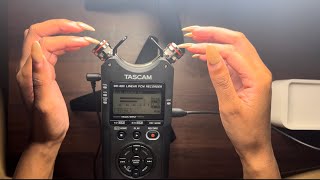 ASMR | Random assorted tascam triggers | extremely tingly for sleep and relaxation ✨| TASCAM DR-40x