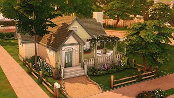 BASE GAME Starter Home | The Sims 4 Stop Motion |