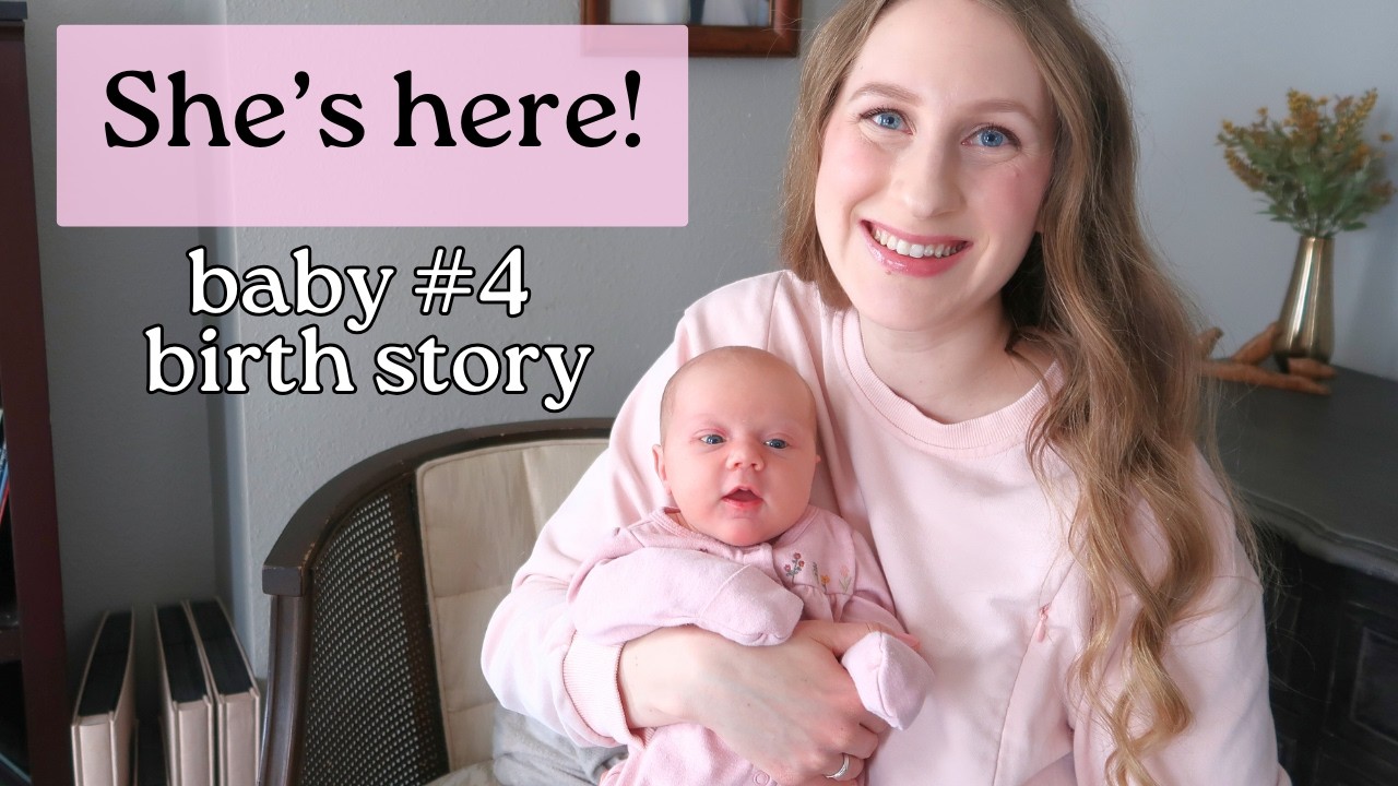 Познакомьтесь с нашим новорожденным малышом! История рождения | Четвертый ребенок