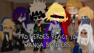 pro heroes react to manga spoilers [] WIP‼️ [] read the description [] gacha club