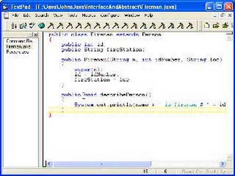 Abstract Classes and Interfaces [1/2]