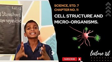 Std.7th | Chapter 11 | Cell Structure and Micro Organisms | Lecture 1| Maharashtra Board.