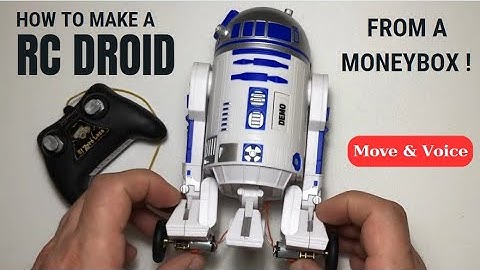 How to Make a Remote Controlled Star Wars R2D2 Droid from a Moneybox | R2-D2