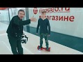 Стедикам на съёмках рекламного ролика о гироскутерах.