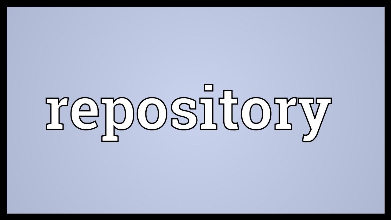 Repository Meaning