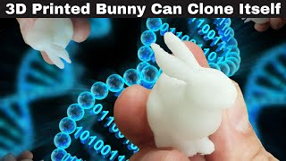 The 3D Printed Bunny that can Clone Itself - Future of DNA Storage