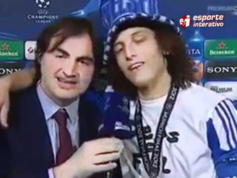 David Luiz “empolgado” em entrevista para TV italiana