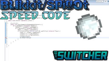 [Minecraft Bukkit/Spigot] Switcher Speed Code
