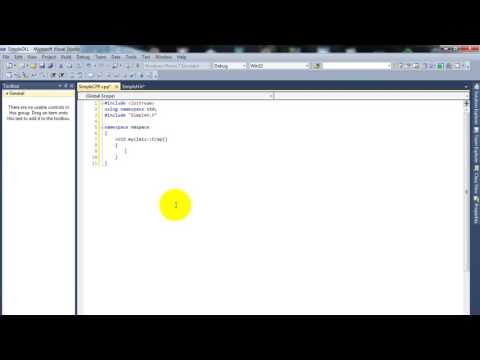 C++ Tutorial Create