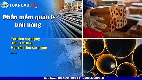 Phần mềm quản lý bán hàng cửa hàng điện nước, vlxd, Công nợ, tồn kho, lợi nhuận năm 2023