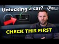 Locksmiths verifying car ownership before making keys or unlocking