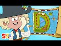 A Daring Adventure on &quot;D&quot; Island | Captain Seasalt And The ABC Pirates | Educational Cartoon