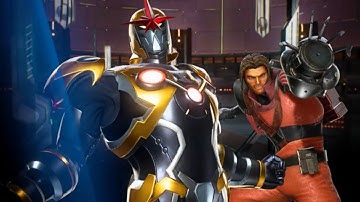 Marvel vs Capcom Infinite: Nova and Spencer arcade playthrough