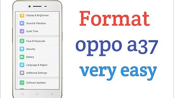How to format oppo a37 - hard reset | how to reset oppo a37f easy method | by Ankur yadav