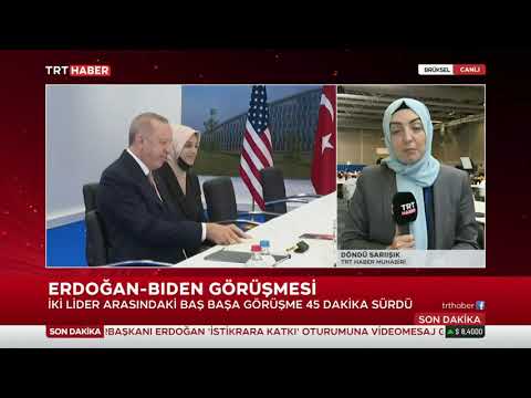 Erdoğan Biden Görüşmesi Sona Erdi 14.06.2021 TURKEY