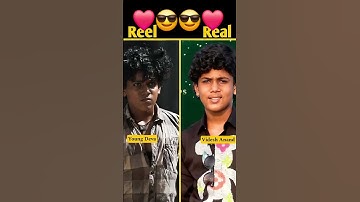 Salaar: Part 1 Reel vs Real Cast short.#salaar #reelvsreal #cast