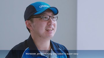 Cobot application at Omron factory in Shanghai