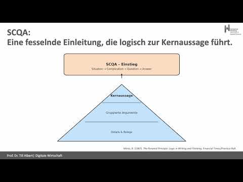 Digitale Wirtschaft (3/9): SCQA & Das Pyramiden-Prinzip | Überzeugend argumentieren