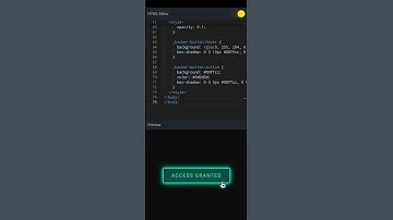 ⚡ Hacker Button Animation for Your Website | Pure HTML + CSS 🔐 #coding #programming #animation #hack