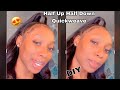 EASY HALF UP HALF DOWN QUICK WEAVE!😍 ( no leave out ) ft Unice Hair