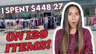 Can I Make A $2311 PROFIT From This Fill a Bag Sale?!? Thrift Haul to Resell On Poshmark & eBay!