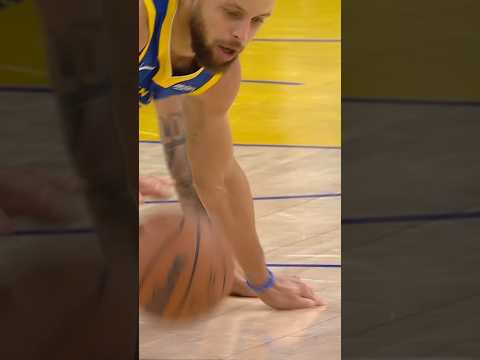 Steph keeps his dribble alive and scores | #shorts