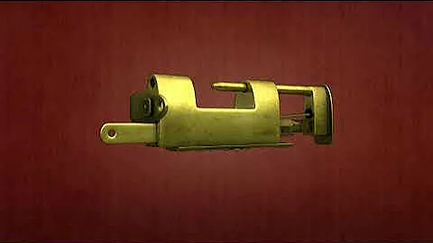 Chinese Hidden-Keyhole Puzzle Lock 隐秘锁孔锁