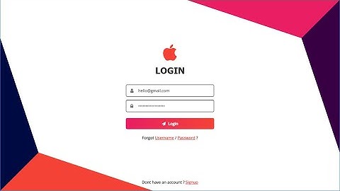 #6 - Login page using html and css | Responsive | Animation | Web design and development tutorials
