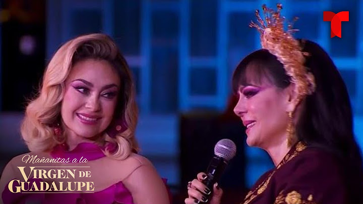 Recordamos el regalo que Aracely Arámbula le dio a Maribel Guardia frente a la Virgen de Guadalupe