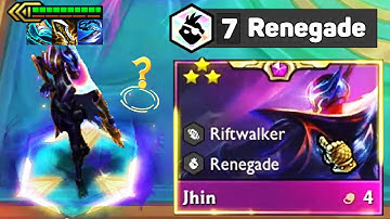 What if 7 Renegade 3 Star Jhin ? TFT SET 8.5