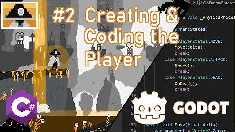 C# Metroidvania || 2 || Creating & Coding player movement