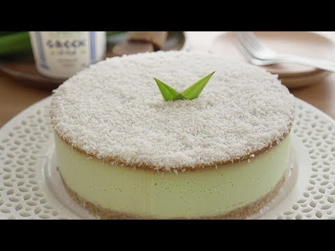 Pandan Gula Melaka Yogurt Cheesecake - 潘丹酸奶芝士蛋糕